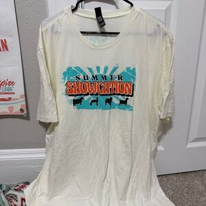 Graphic Tee with Summer Showcation Design